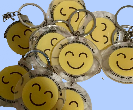 Happiness Token Keychain